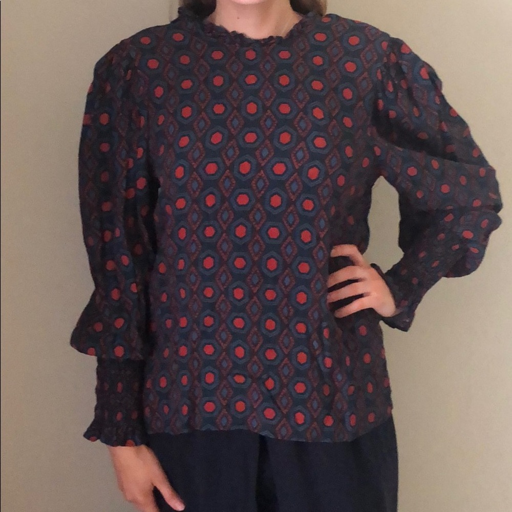 Zara Printed Blouse